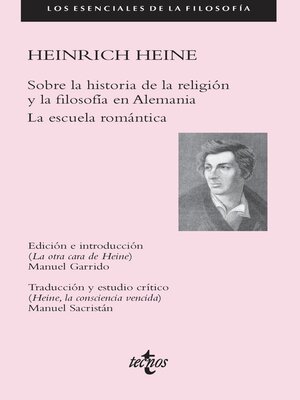 cover image of Sobre la historia de la religión y la filosofía en Alemania La escuela romántica